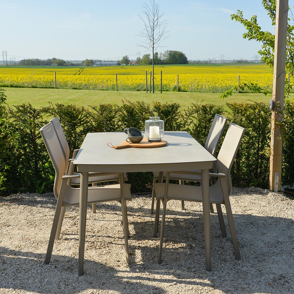 Alnö spisebord 90x150 cm Taupe