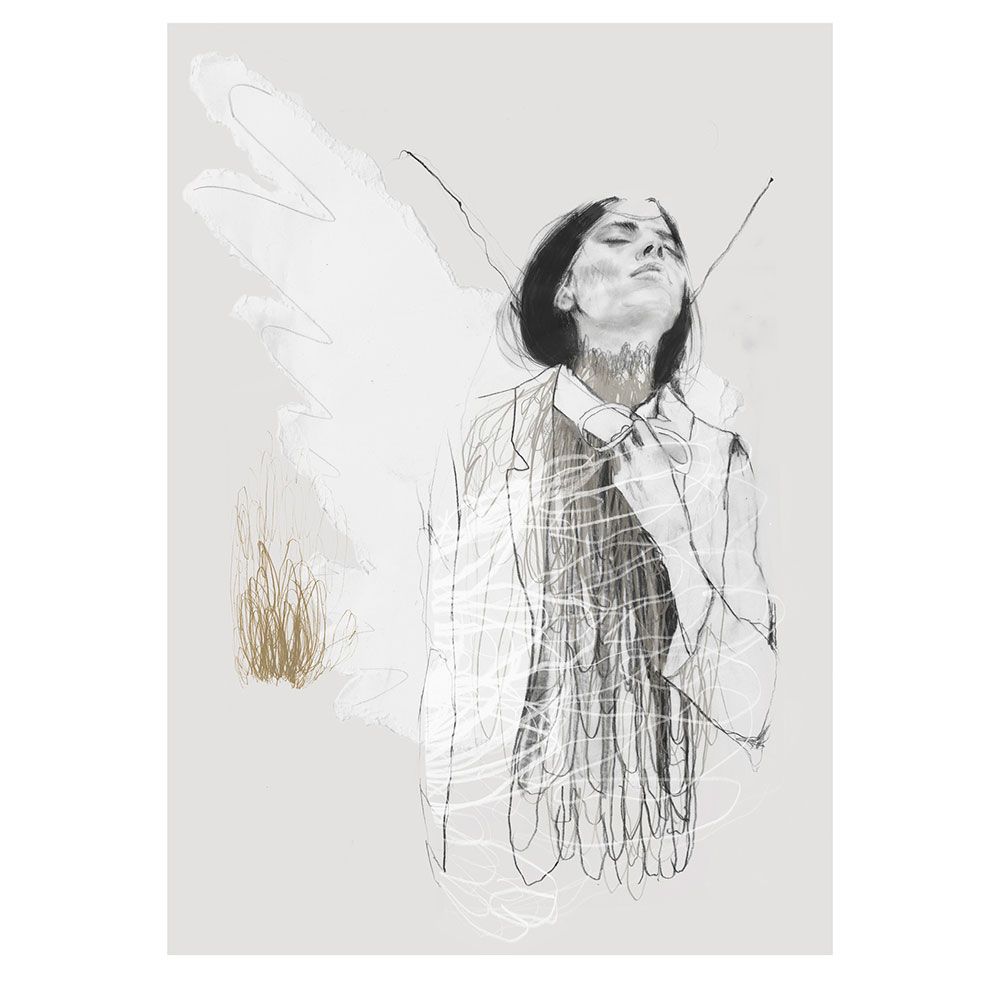 Anna Bülow poster Fire Flie 50x70 cm