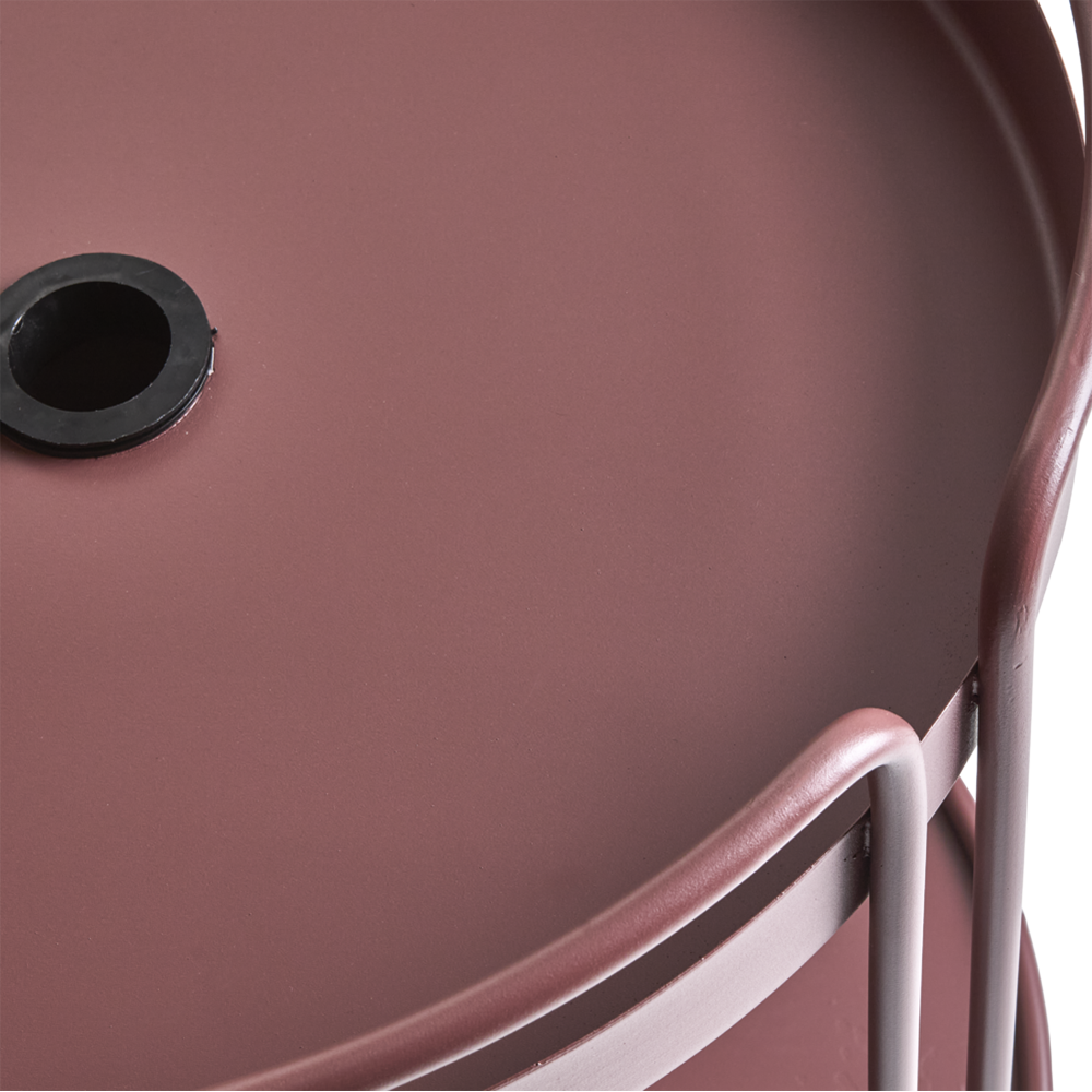 SHADY Sidebord - Zin Red