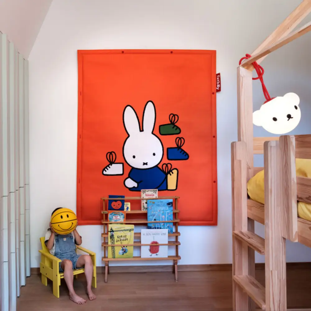 flying carpet x Miffy lekematte 180x140 cm orange