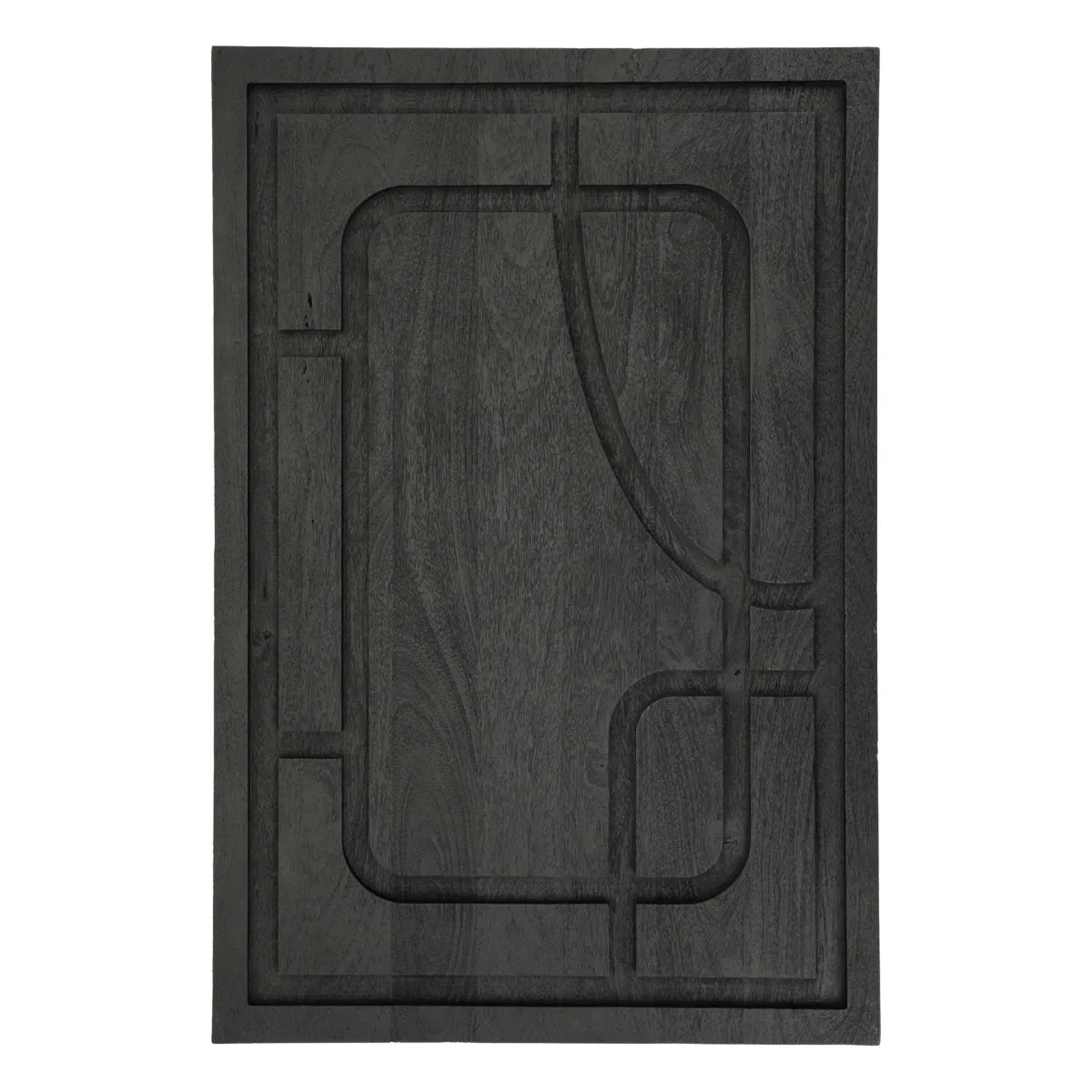 Kuzai 60x3x90 cm tre svart