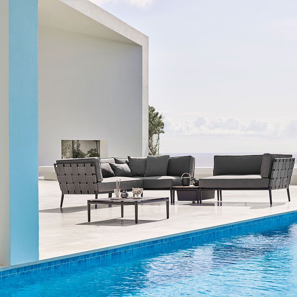 Conic kassebord grå