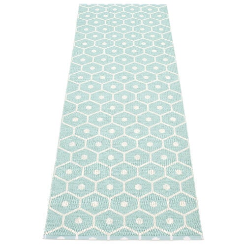 Honey matte 70x225 cm pale turquoise / vanilla 