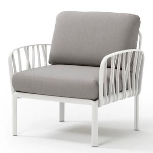 Komodo lenestol White - Grigio