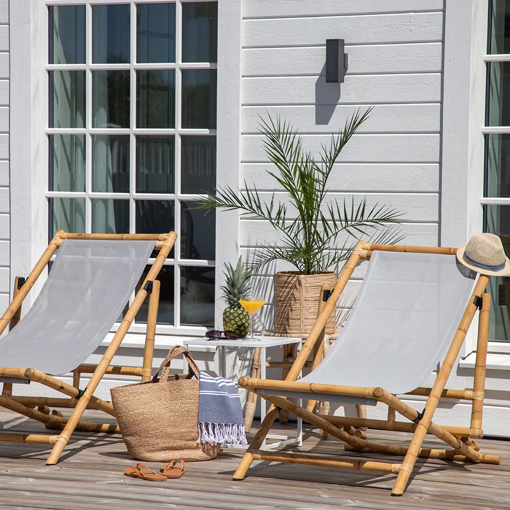 Cane strandstol bambus