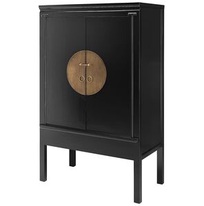 Kiste Macao skap svart Artwood