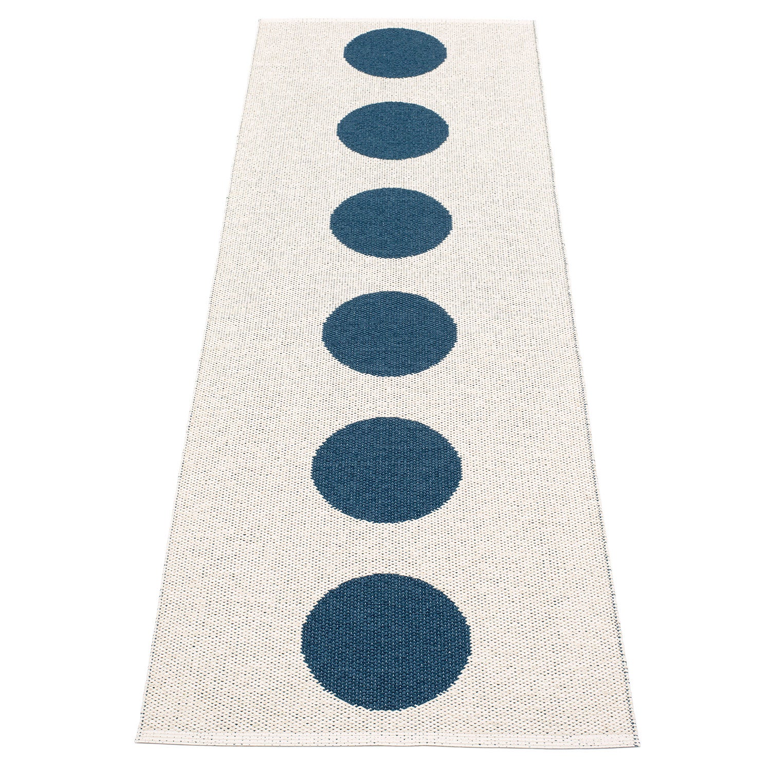 Vera matte 70x225 cm ocean blue / vanilla 