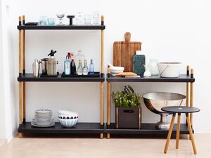 Frame Hylle 83cm Teak/Hvit