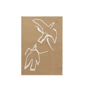 Vuelo Tea Towel - Sugar Kelp/Off-white
