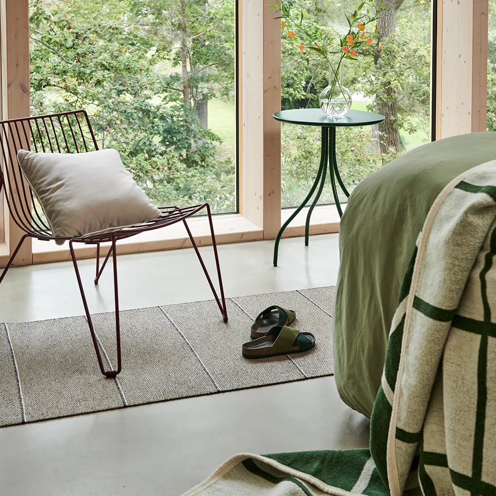 Lea teppe Potato/Dark Brown/Vanilla 70 x 150 cm