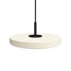 Asteria Micro Taklampe Ø15 cm Pearl White/svart