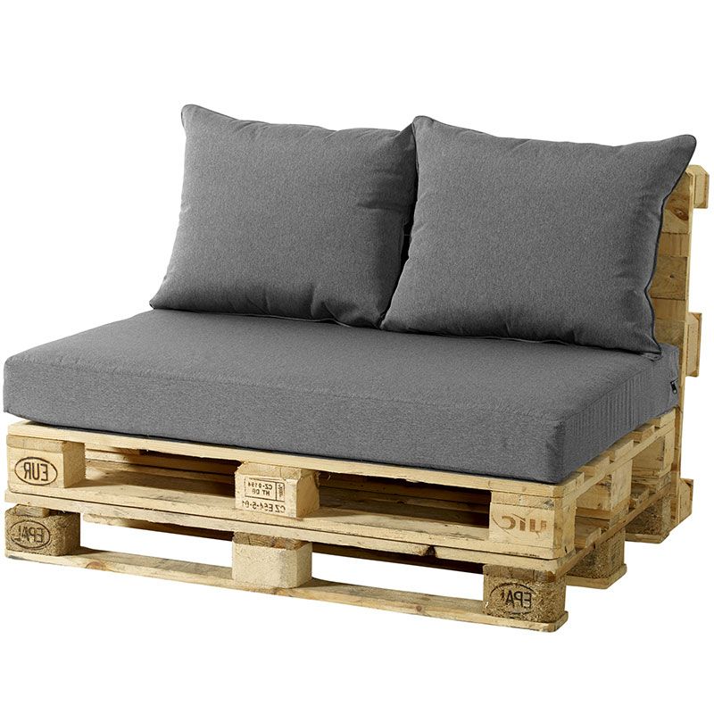 Palle sitteputr 120x80 cm Koksgrå