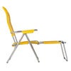 Spaghetti footrest yellow matt aluminium