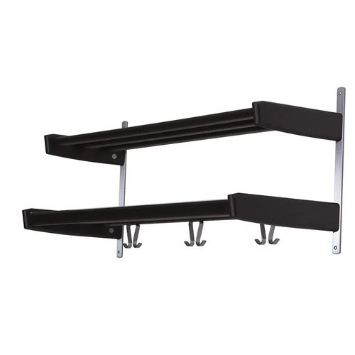 Meja Hattehylle 90 cm 2 hyller Svartbeiset eik