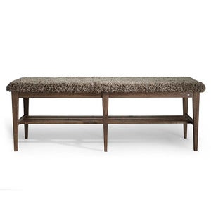 Nadja Bench 130 cm Brunoljet ask/safeskinn Sahara