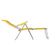 Spaghetti footrest yellow matt aluminium