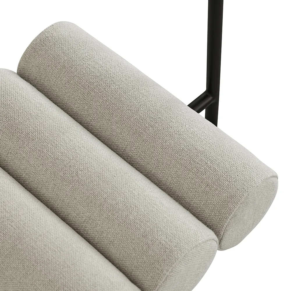 Hiro spisestol svart ramme - lin