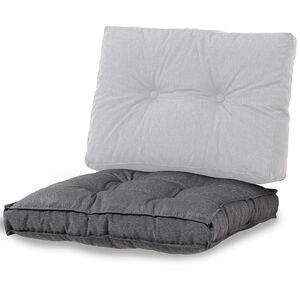 Adam sittepute B74-79 D74-79 cm, Kullgrå