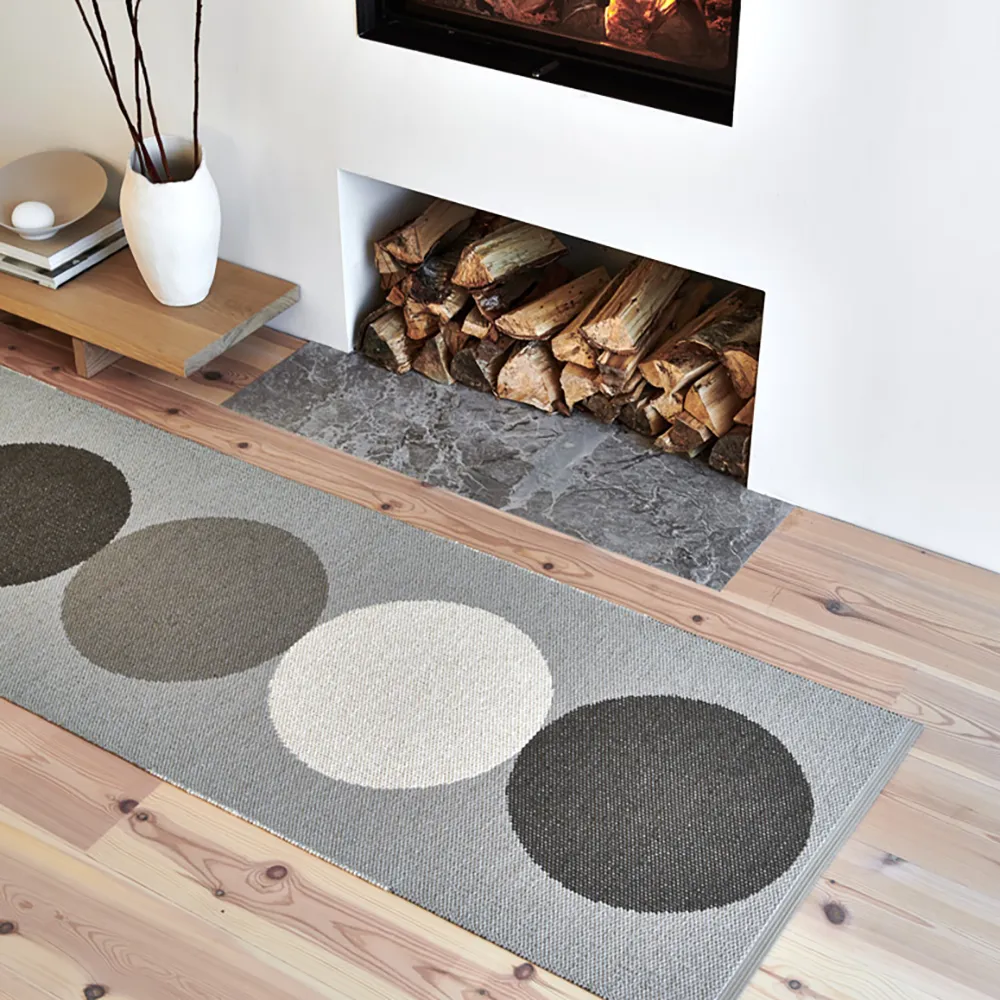 Otto Clay / Background Linen teppe 70 x 280 cm