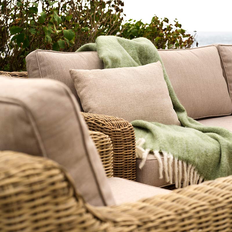 Glendon 3-seters sofa  Dark brown / Soft moose