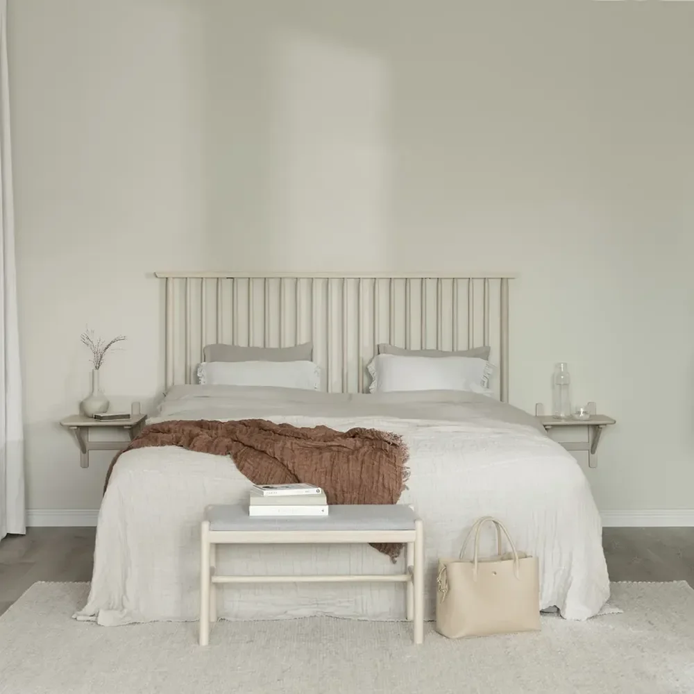 Riggins sengegavl 194x84 cm hvitpigmenterad