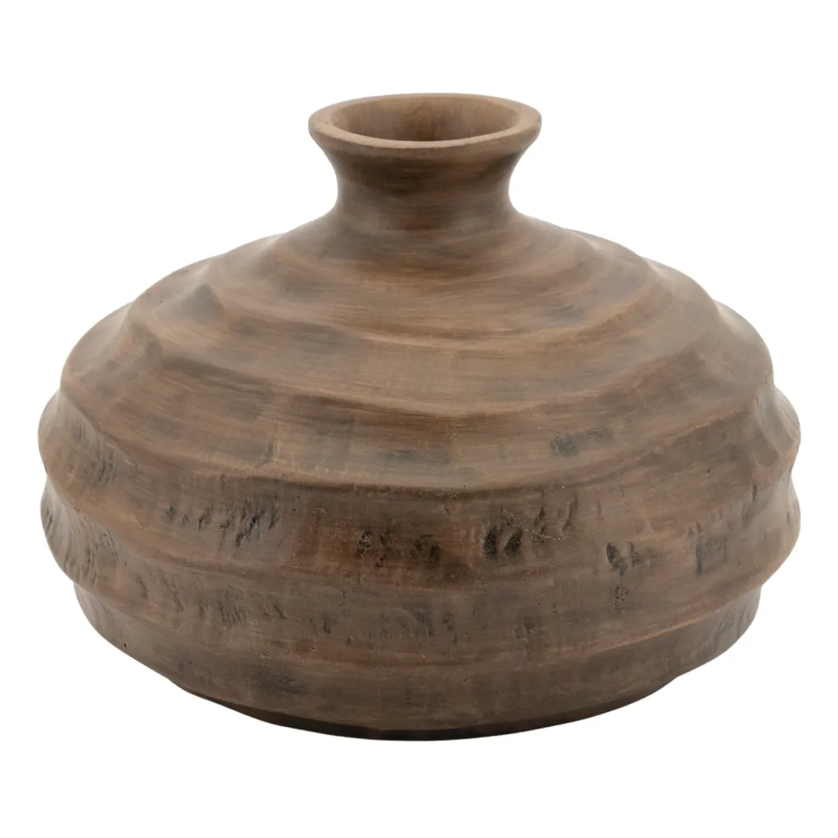 Ribera small 20,5x20,5x15 cm Polyresin Brun