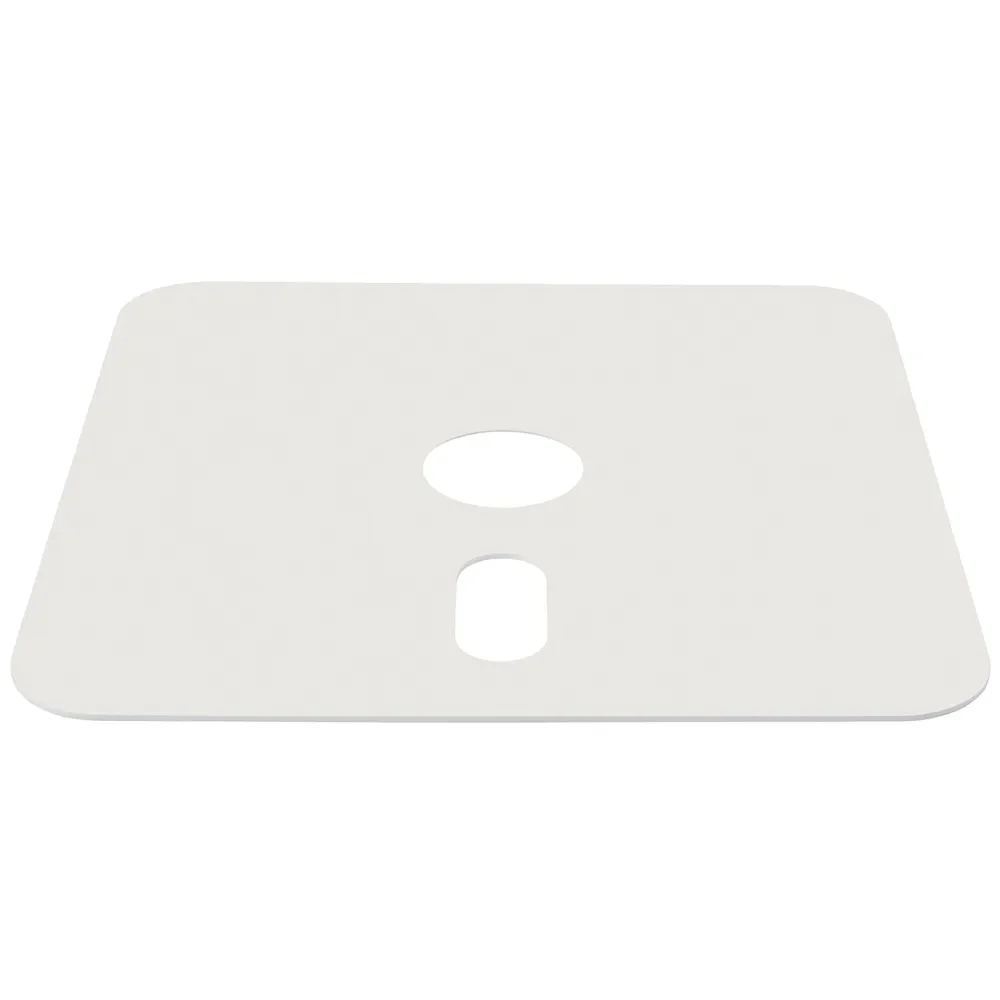 Dekorativ plate gråhvit til 120 kg base