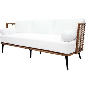 Covelo 3-seter sofa natur/hvit Brafab