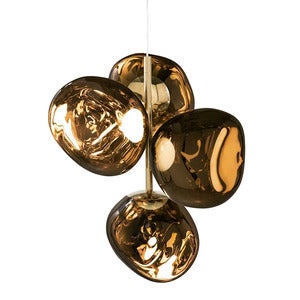 Melt Chandelier Mini Gold LED