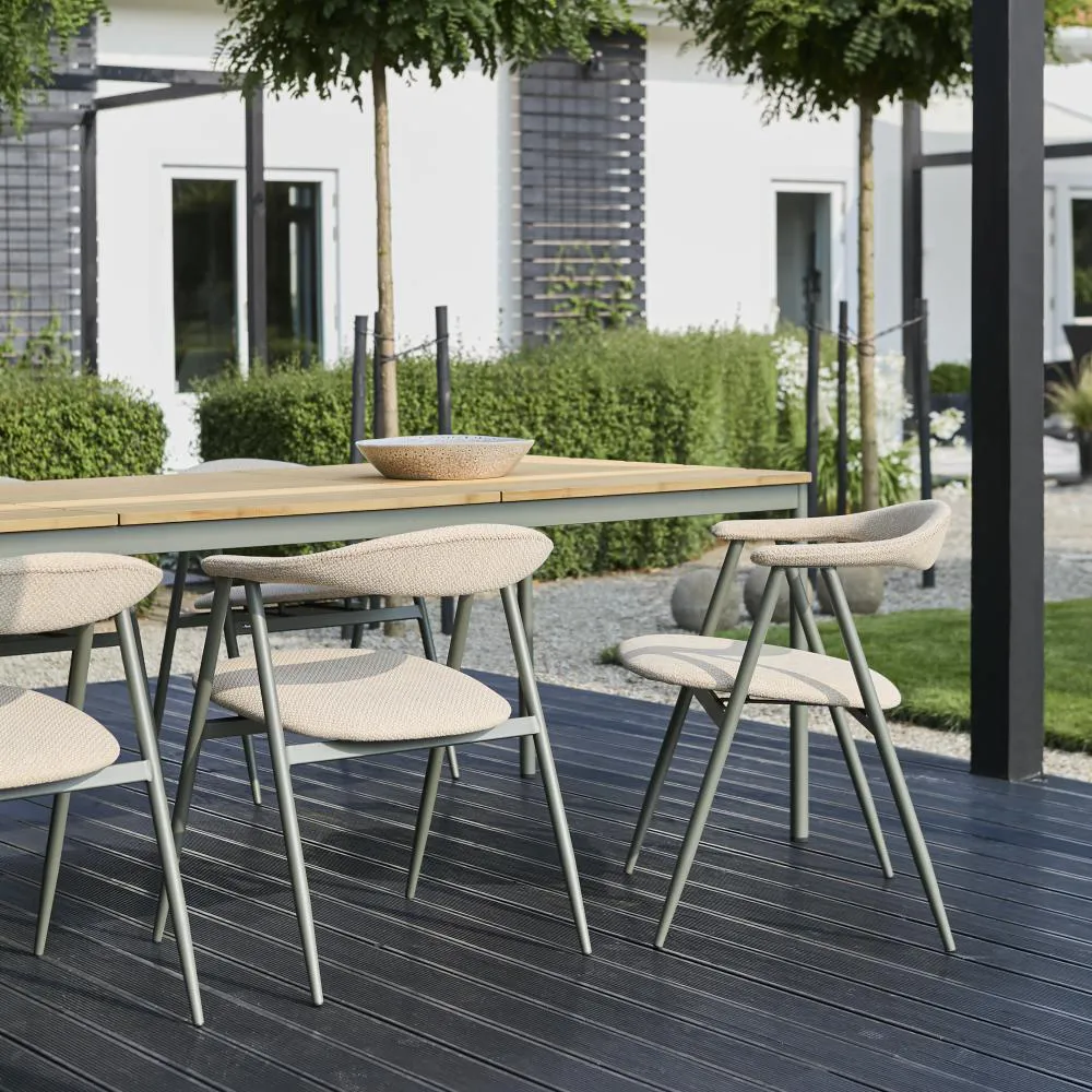 Stol med armlener Barley/Nordic Green