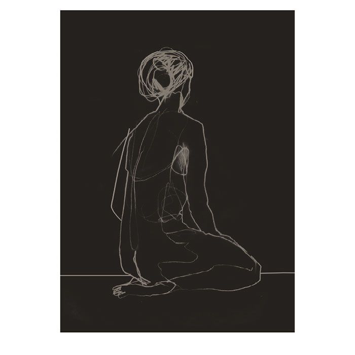 Anna Bülow poster Flow 6 50x70 cm 