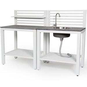 Bellac utekjøkken hvit Brafab