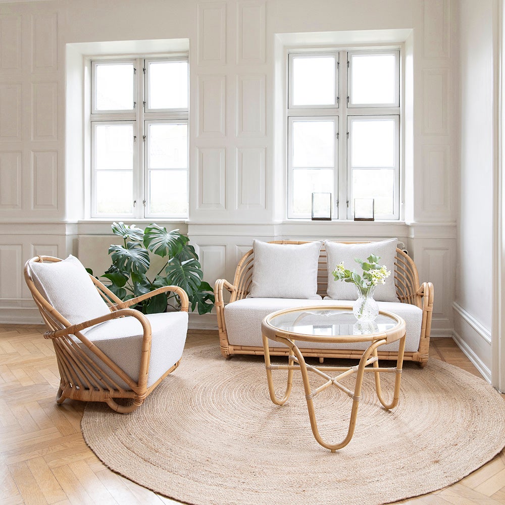 Charlottenborg 2-seters sofa, natur