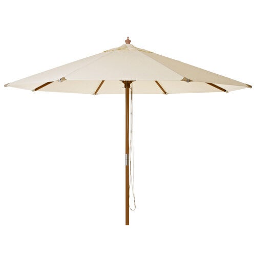 Capri 300 cm parasol Træramme off-white 