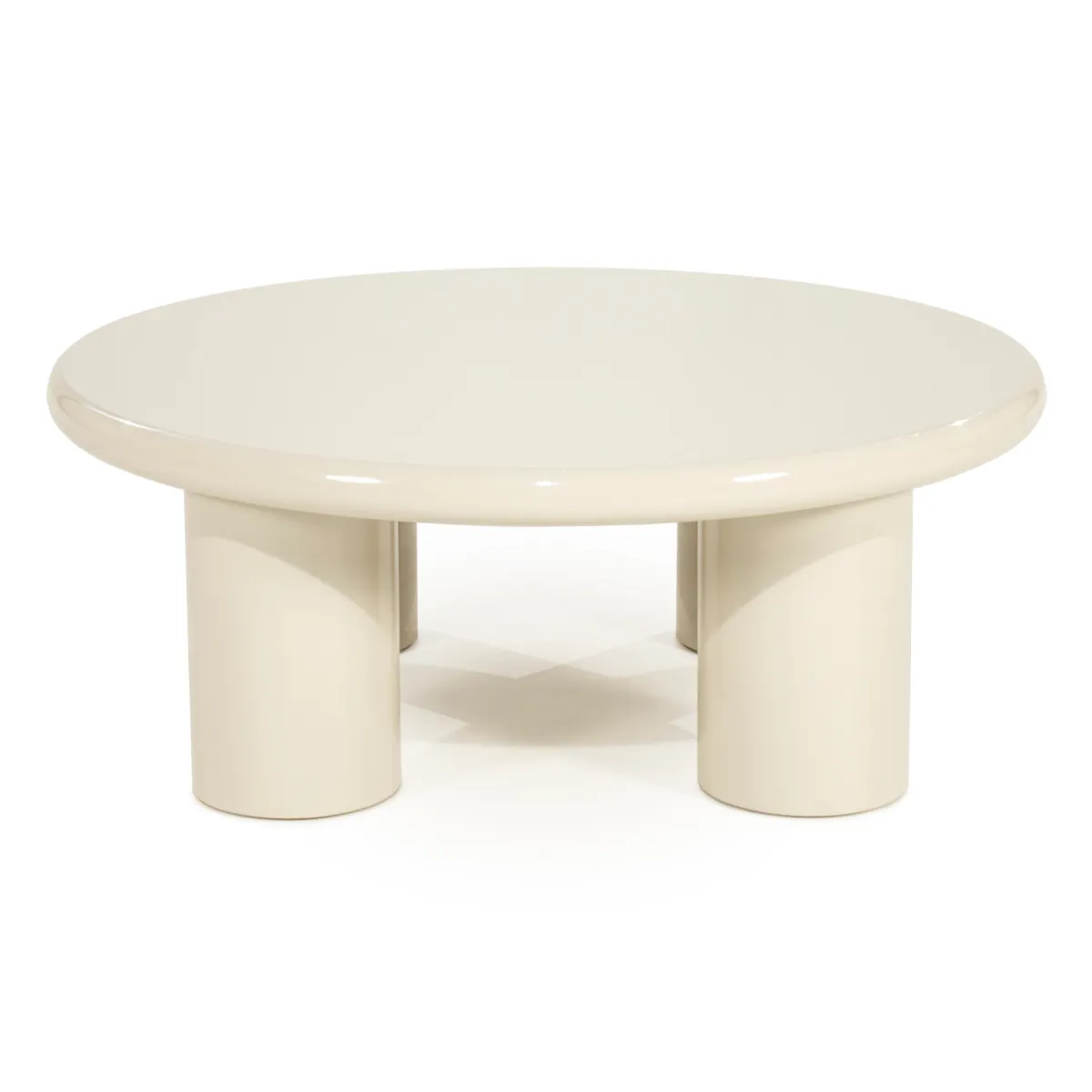 Bloop sofabord 80 cm beige