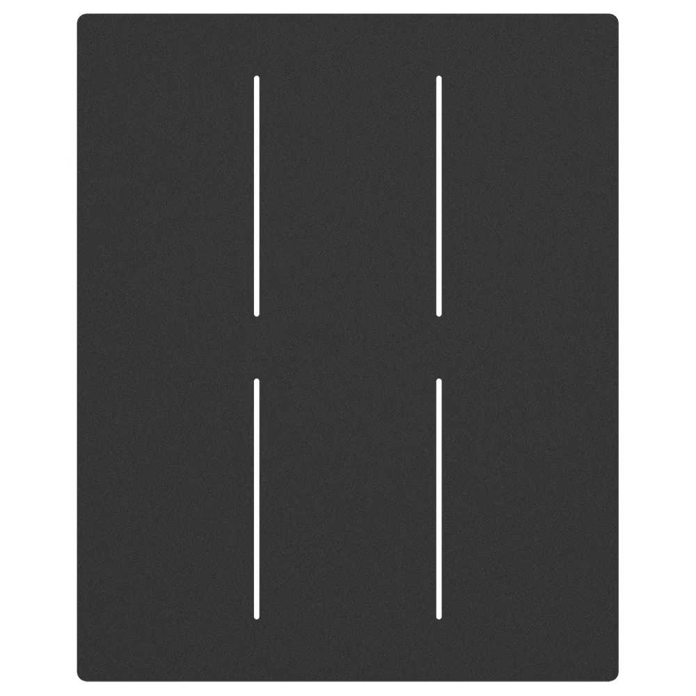 AVANTI bordplate aluminium sort