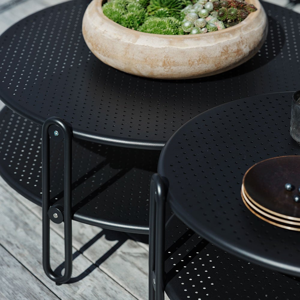 Blixt salongbord 85 cm svart Brafab