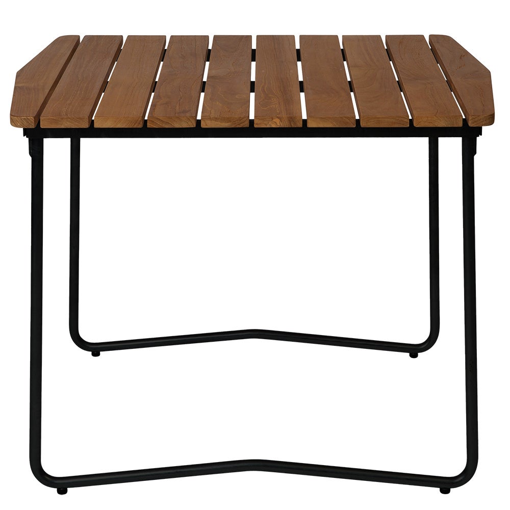 Bord B31 84 Ubehandlet teak / svart ramme