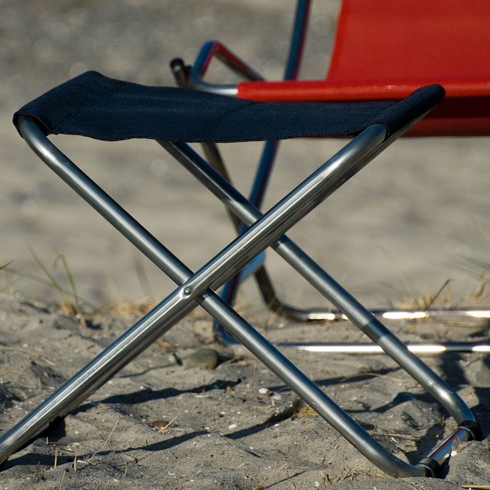 Chico fotpall blue aluminium/textilene 