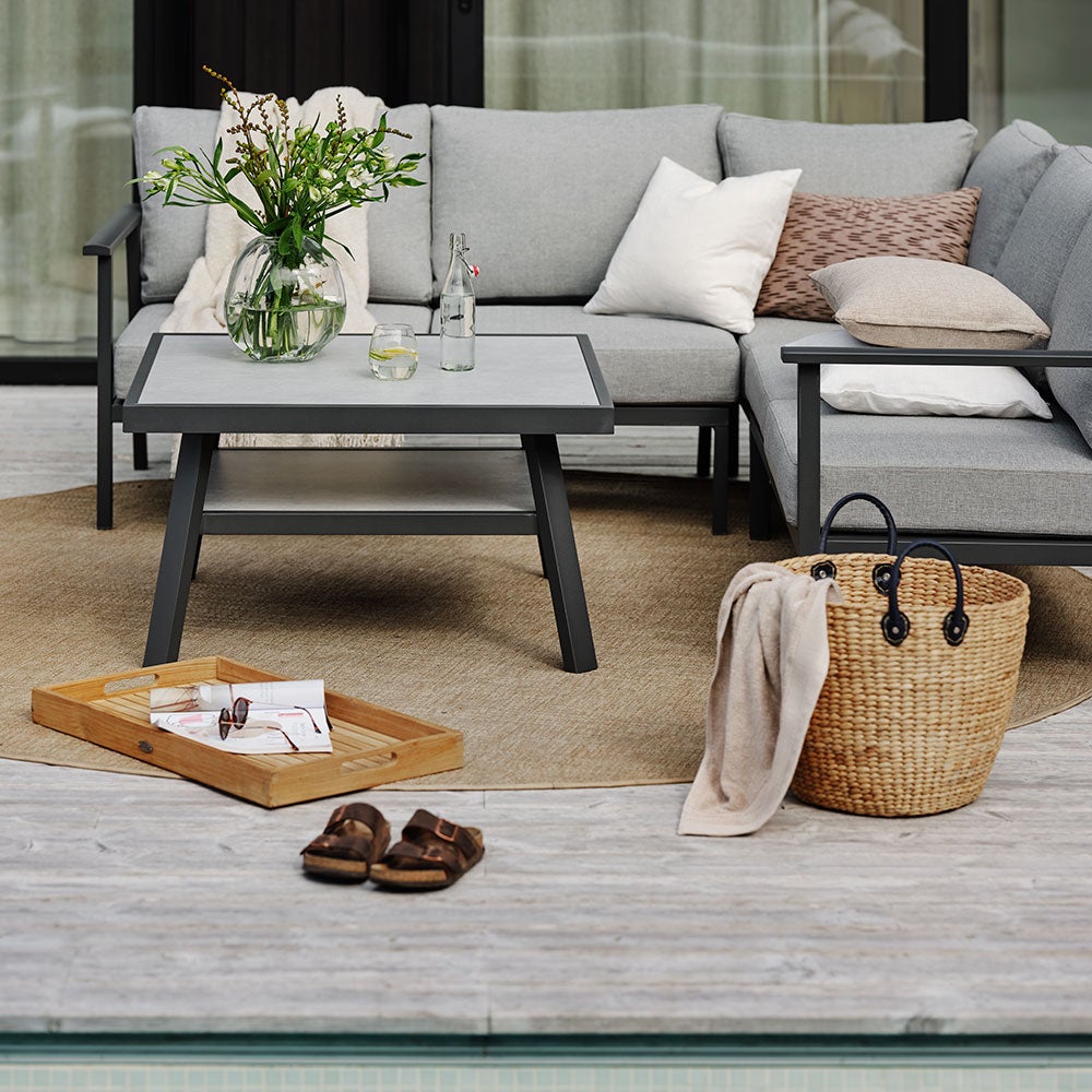 Samvaro hjørnedel antrasitt / Pearl Grey Brafab