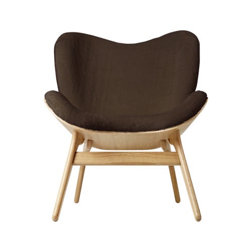 A Conversation Piece Lounge stol Oak/Teddy Brown