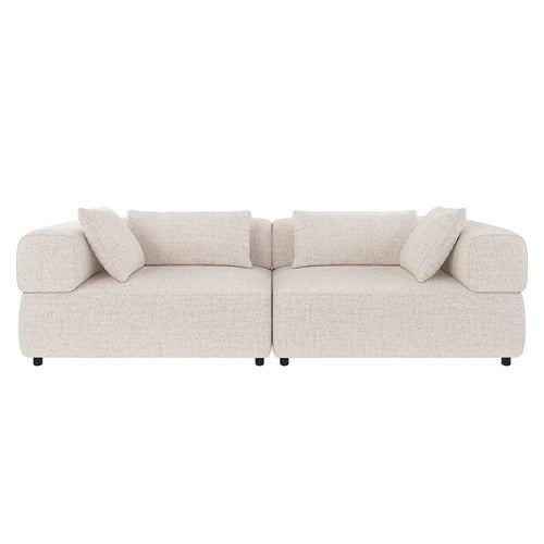Falkner sofa 3-seter stoff Oscar lys beige