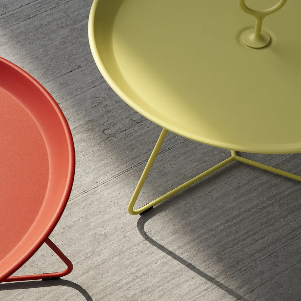 EYELET sidebord Ø45 cm Cayenne