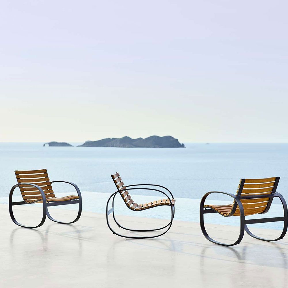Parc Gyngestol Teak/Aluminium
