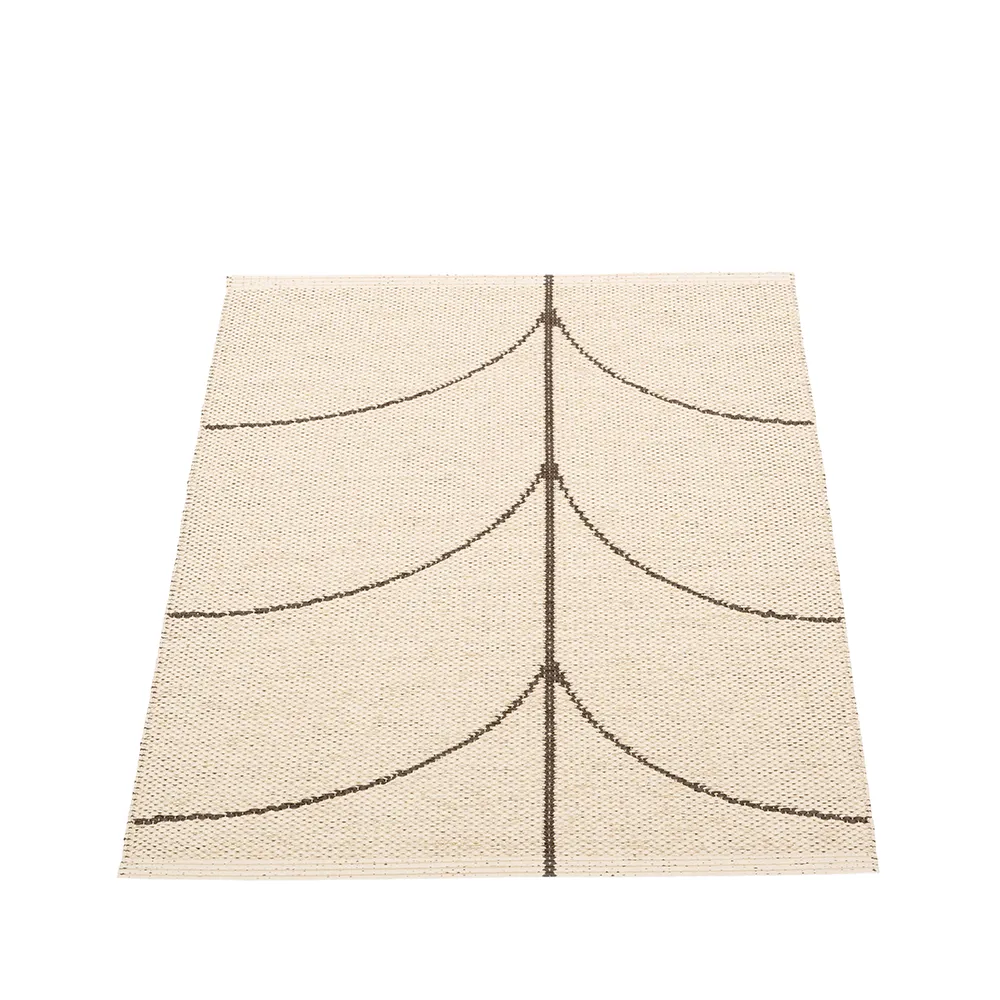 Vevd Teppe Leif Dark Brown 70x90 cm