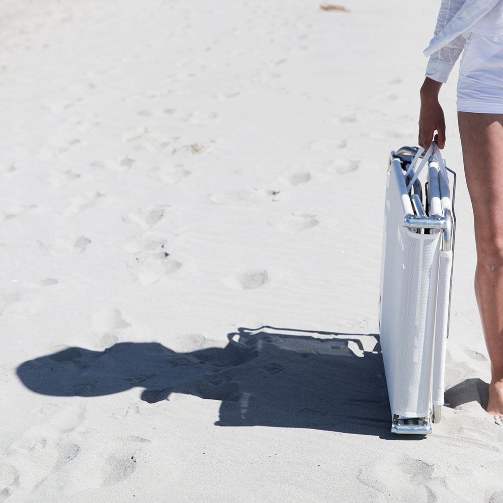 Amigo solseng orange aluminium/textilene 