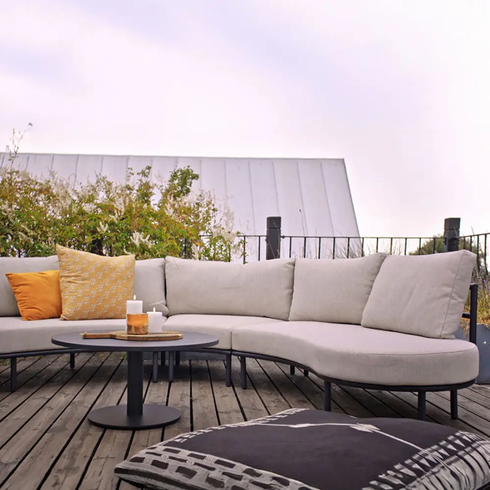 Solnäs sofagruppe Svart