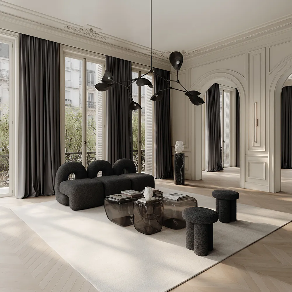 Daiku Lounge Lenestol - Dyp Taupe