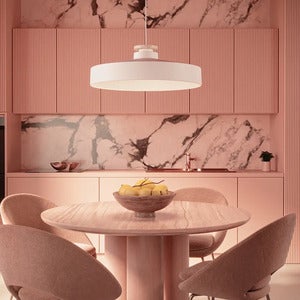 Gatependel L Hvit E27