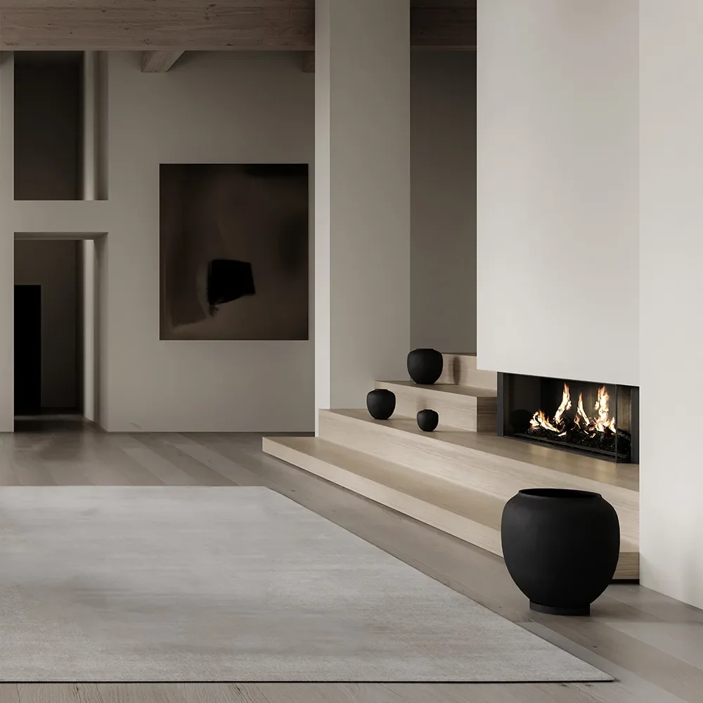 Sunao vase Medio - Black